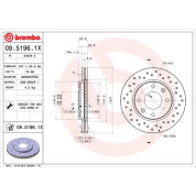 Bremsscheibe VA Xtra | CITR AX,ZX,Saxo,Xsara,PEUG 87 | 09.5196.1X