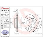 Bremsscheibe VA Xtra | RENAULT Clio, Megane 01-12 | 09.8904.1X