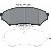 Bremsbelagsatz Mitsubishi P. Pajero Pinini 99 | 2348701