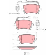 Bremsklötze HA | VW Phaeton 02 | GDB1508