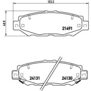 BREMBO Bremsklötze HA | TOYOTA Supra 93 | P 83 038