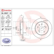 40 482 027 Bremsscheibe HA | FIAT Sedici/SUZUKI SX4 06 | 08.B557.10