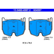 Bremsbelagsatz Db P. W211/W220/R230 Amg 02-12 | 13.0460-4997.2