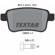 Bremsbelagsatz Db T. Citan 1.2-1.5 Cdi 12 | 2469204