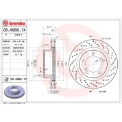 Bremsscheibe VA Xtra | TOYOTA Land Cruiser 07 | 09.A966.1X