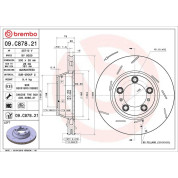 13 482 014 Bremsscheibe HA li | PORSCHE Panamera 09 | 09.C878.21