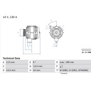 Lichtmaschine | SAAB 9-3,9-5,9-3X | 0 986 049 000