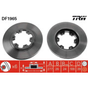 Bremsscheibe Nissan P. Terrano | DF1965