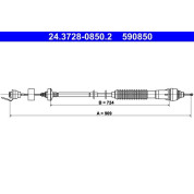 Seilzug, Kupplungsbetigung | 24.3728-0850.2