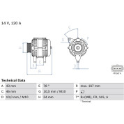 Lichtmaschine | FORD C-Max MAZDA 3 VOLVO C30 04 | 0 986 049 171