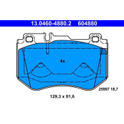 Bremsbelagsatz Db P. W205/S205/C205 Amg 13 | 13.0460-4880.2