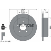 Bremsscheibe Jeep T. Wrangler 10 | 92227700