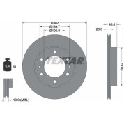 Bremsscheibe Toyota P. Land Cruiser -96/Vw Taro | 92080400