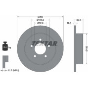 Bremsscheibe Chrysler T. Voyage 00 | 92108400