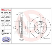 94 481 007 Bremsscheibe VA | KIA Sorento 02 | 09.9545.11