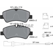 Bremsbelagsatz Ford T. Transit 2.0-3.2 Tdci 13 | 2560303