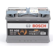 S5 A08 BOSCH | PKW-Batterie AGM | 12V 70Ah 760A | 0 092 S5A 080