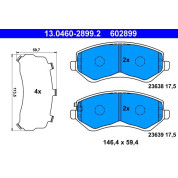 Bremsbelagsatz Chrysler P. Voyager 2.4-3.8 00-08 | 13.0460-2899.2