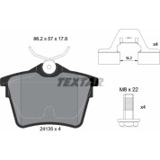 Bremsbelagsatz Peugeot T. 407 04-/607 | 2413501