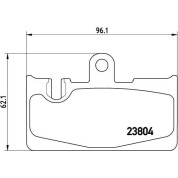 BREMBO Bremsklötze HA | LEXUS LS430 00 | P 83 059