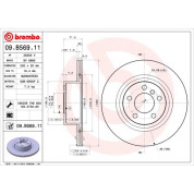 11 482 063 Bremsscheibe HA | BMW X3 10 | 09.B569.11