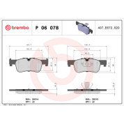 BREMBO Bremsklötze Xtra VA | BMW 1, 2 10 | P 06 078X