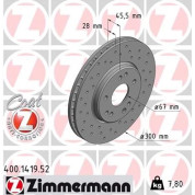 15 481 020 Sport Bremsscheibe VA Sport | MERCEDES R129 89 | 400.1419.52