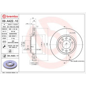 70 481 033 Bremsscheibe VA | CITROEN Jumpy,FIAT,PEUGEOT 07 | 09.A422.11