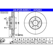 Bremsscheibe | 24.0125-0203.1