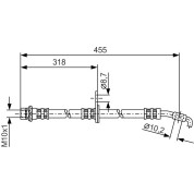 Bremsschlauch | TOYOTA Corolla | 1987476255