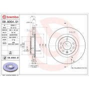 10 481 065 Bremsscheibe VA | OPEL Corsa D 07 | 09.8004.51