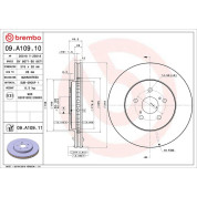 82 481 108 Bremsscheibe VA | LEXUS RX 03 | 09.A109.11