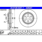 Bremsscheibe Nissan P. Navara/Pathfinder 2.5 Dci 4Wd 05 | 24.0128-0241.1