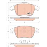 Bremsklötze VA | CITROEN C4 Picasso,5008 07 | GDB1691