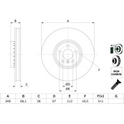 Bremsscheibe | BMW 3, 4, 5, 6, 7, 8 18 | 0 986 479 F59