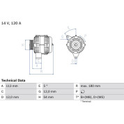 Lichtmaschine | ALFA,LANCIA | 0 986 083 300