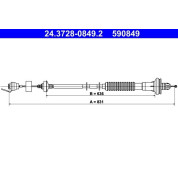 Seilzug, Kupplungsbetigung | 24.3728-0849.2