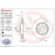 72 481 035 Bremsscheibe VA | RENAULT Clio,Megane,Laguna,Kangoo 97 | 09.8137.21