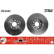 41 482 012 Bremsscheibe HA | ALFA 156,GT 01 | DF4440