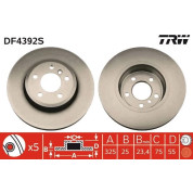 Bremsscheibe Bmw P. X3 | DF4392S