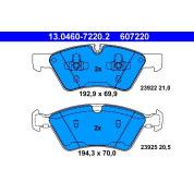 Bremsbelagsatz Db P. W164/X164/W211/W251 03 | 13.0460-7220.2