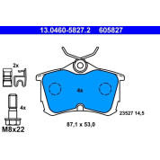 Bremsbelagsatz Honda T. Accord 1.8-2.4 98-08 | 13.0460-5827.2