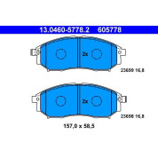 Bremsbelagsatz Nissan P. Murano/Navara/Pathfinder 05 | 13.0460-5778.2