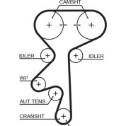 Zahnriemen | OPEL ASTRA G CC 1.8 16V | 5499XS