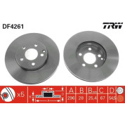 Bremsscheibe Db P. W211 02 | DF4261