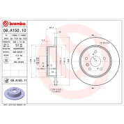 Bremsscheibe HA | LEXUS RX 98-03 | 08.A150.11