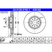 Bremsscheibe | 24.0126-0192.1