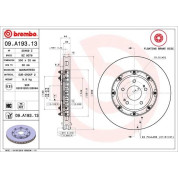 84 481 069 Brembo PREMIUM VA zweiteilig | MITSUBISHI Lancer EVO 08 | 09.A193.13