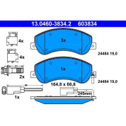 Bremsbelagsatz Ford P. Transit 2.2-3.2 Tdci 06-14 | 13.0460-3834.2