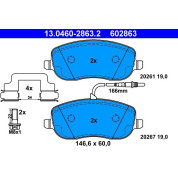 Bremsbelagsatz Citroen P. C8/Jumpy 1.6-2.2 95 | 13.0460-2863.2